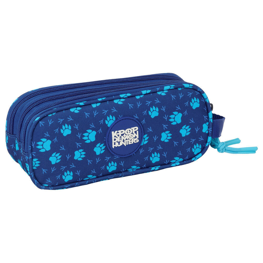 Portatodo triple azul SAFTA Derpy con tres cremalleras - 2