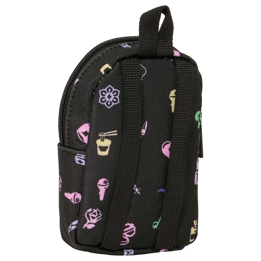 Monedero mochila negro Saja Boys con dos bolsillos con cremallera - 2