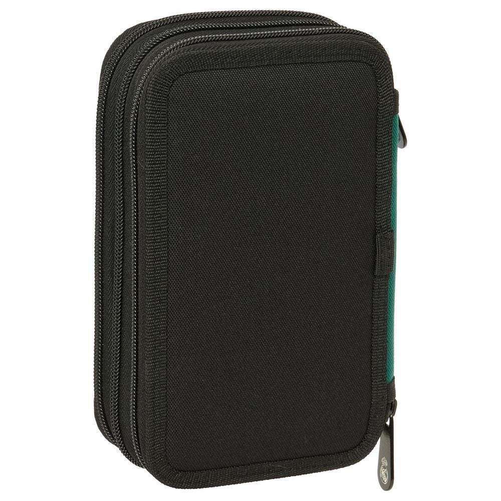 Plumier triple Real Madrid SAFTA verde con tres compartimentos - 2