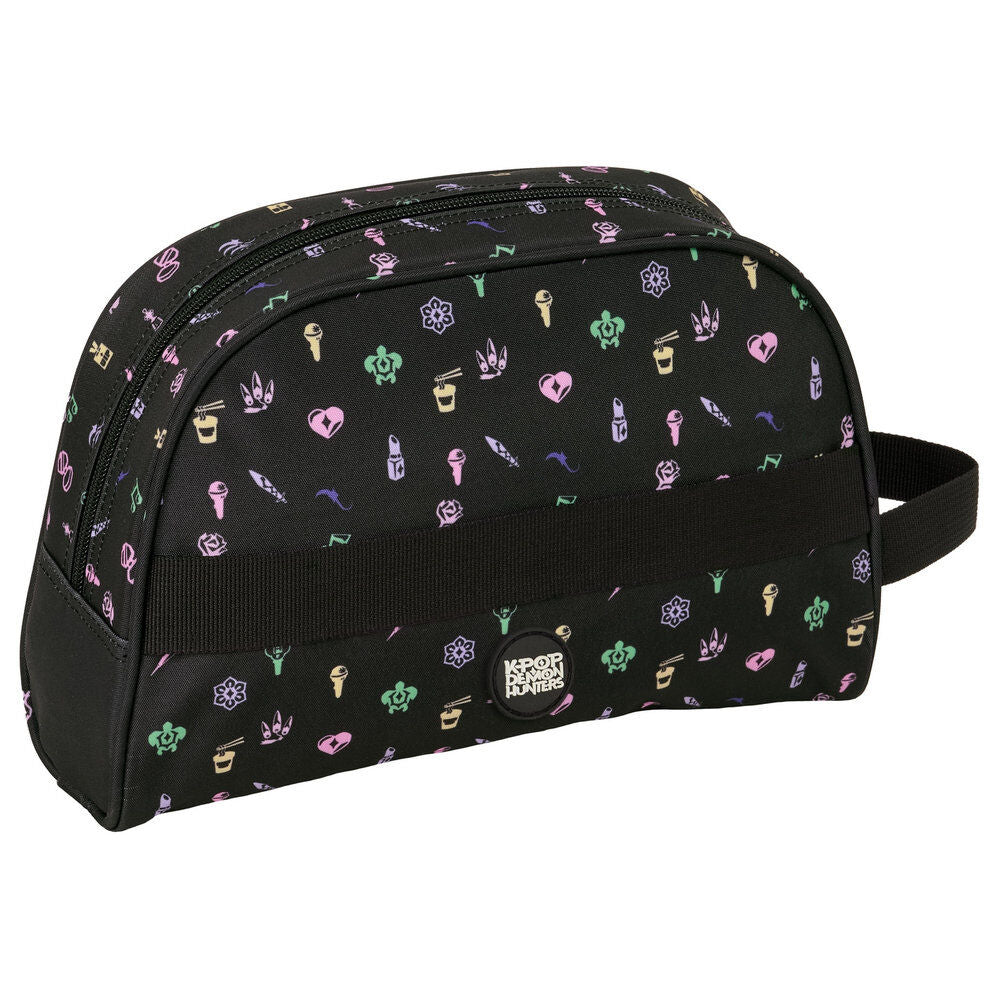 Neceser negro SAFTA Kpop Demon Hunters con diseño HUNTRIX - 2