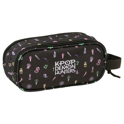 Portatodo doble negro de Kpop Demon Hunters con asa lateral - 2