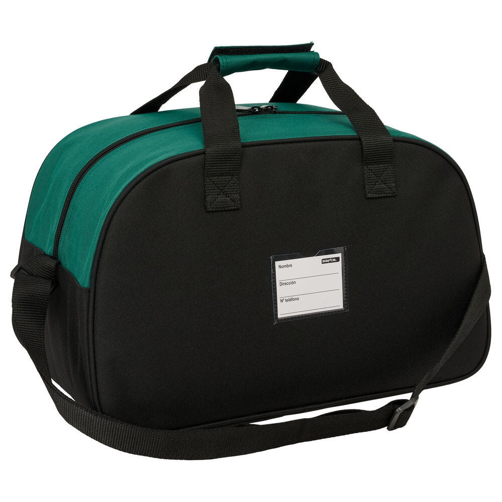 Bolsa de deporte Real Madrid SAFTA verde con bolsillo frontal - 2