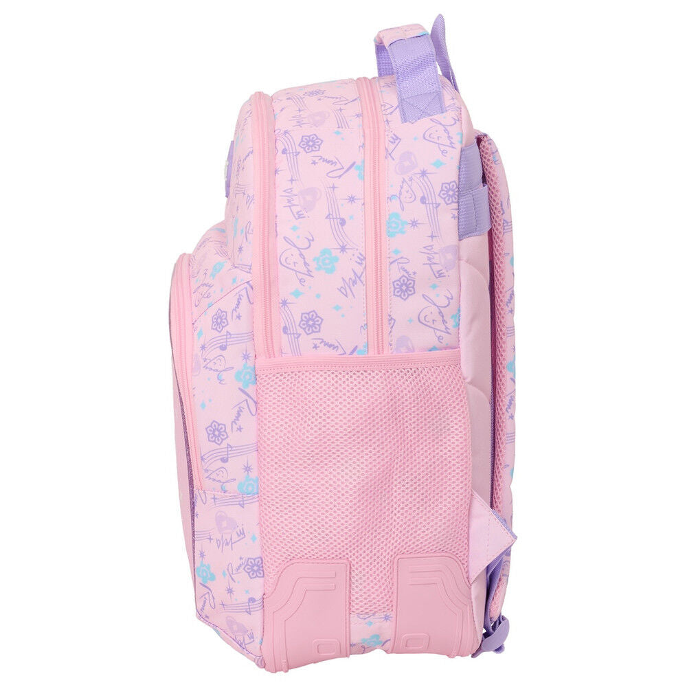 Mochila rosa chibi KPOP DEMON HUNTERS de 42 cm - 3