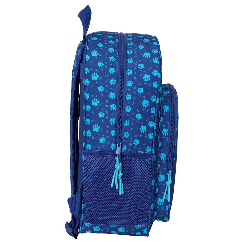 Mochila azul Derpy Kpop Demon Hunters con bolsillo frontal - 3