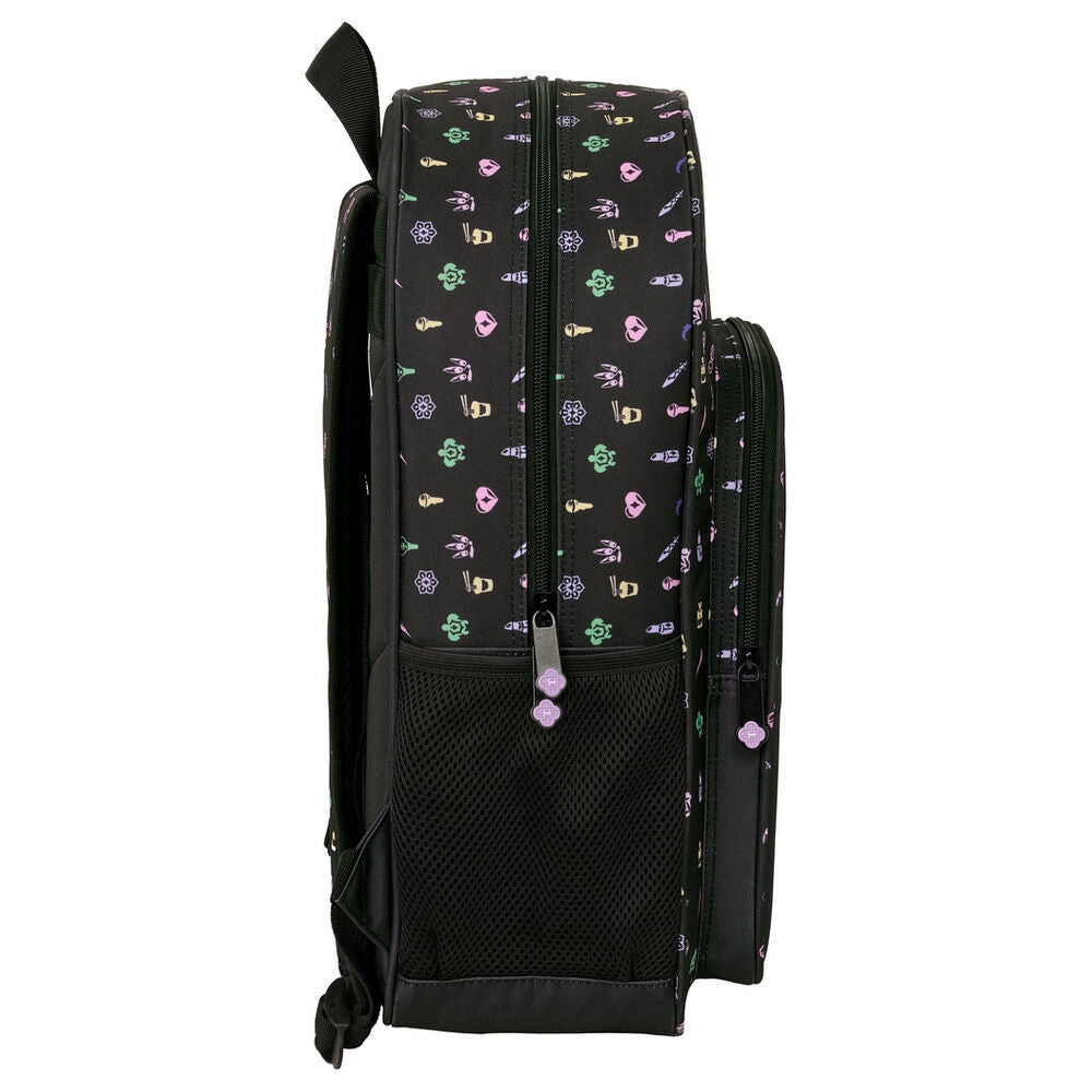 Mochila SAFTA KPop Demon Hunters negra con diseño HUNTR/X - 3