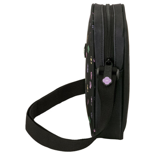 Bolso bandolera negro Sound de Kpop Demon Hunters con personajes HUNTR/X - 3