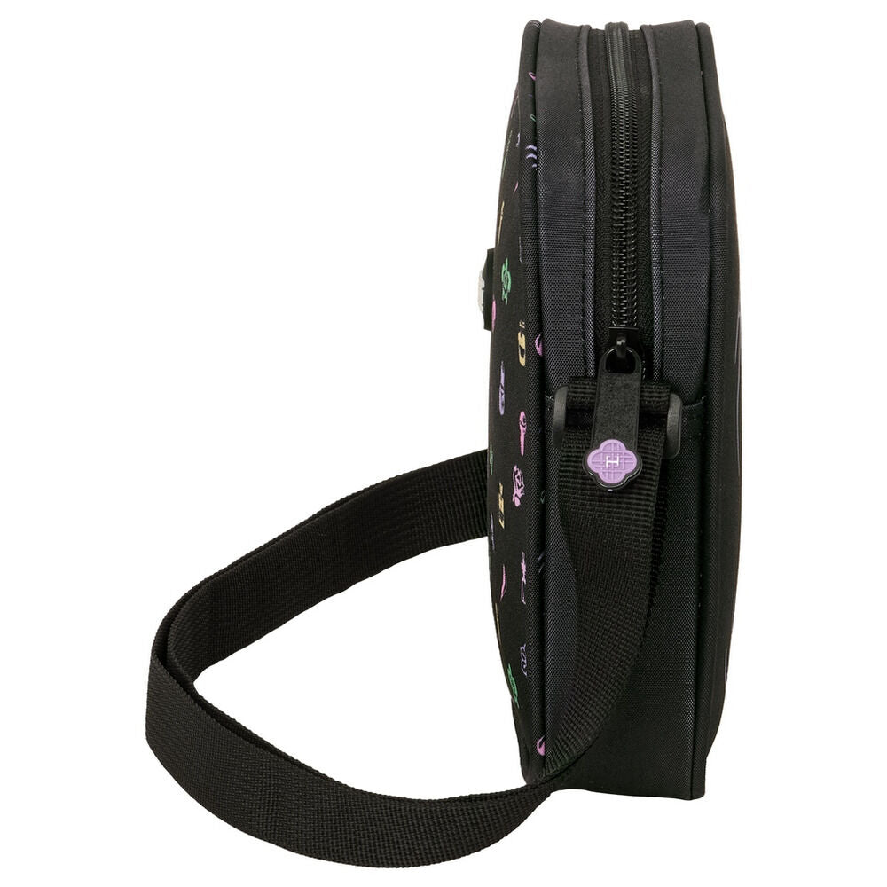 Bolso bandolera negro Sound de Kpop Demon Hunters con personajes HUNTR/X - 3