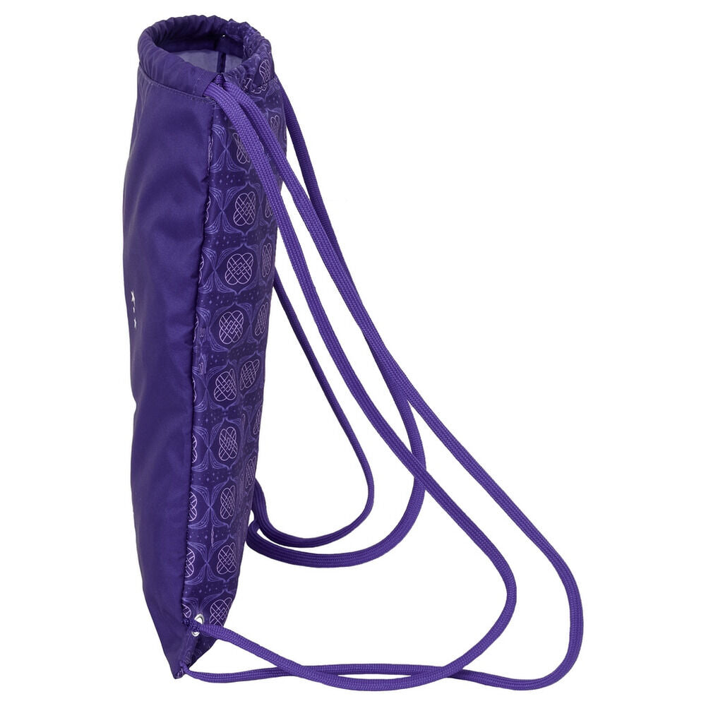 Saco morado HUNTR/X de Kpop Demon Hunters con tres protagonistas - 3