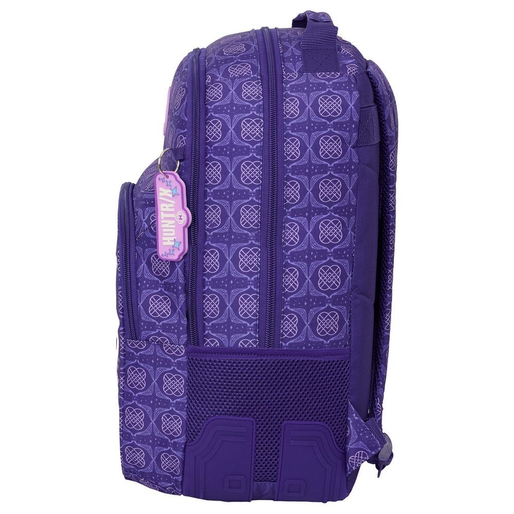 Mochila morada SAFTA de KPop Demon Hunters con diseño Huntrix - 3