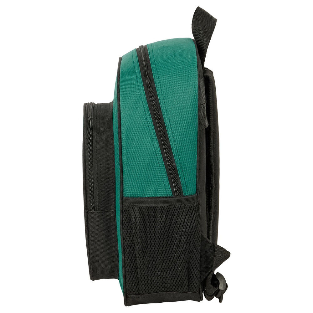 Mochila escolar Real Madrid SAFTA verde y negra de 34 cm - 3