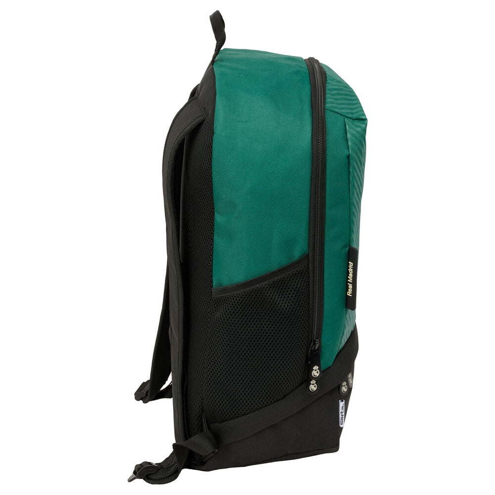 Mochila zapatillero Real Madrid SAFTA verde y negra - 3