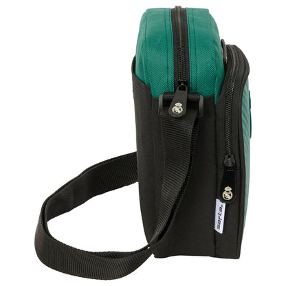 Bandolera verde del Real Madrid SAFTA con escudo y correa negra ajustable - 3