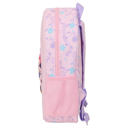 Mochila rosa y lila 3D LED de Kpop Demon Hunters con diseño chibi - 3