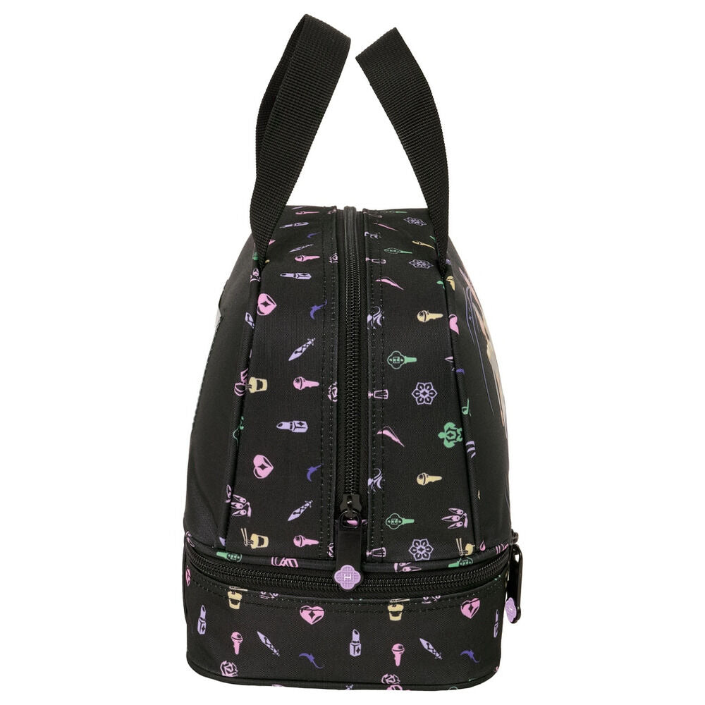 Bolsa portameriendas negra SAFTA Kpop Demon Hunters con dos compartimentos - 3