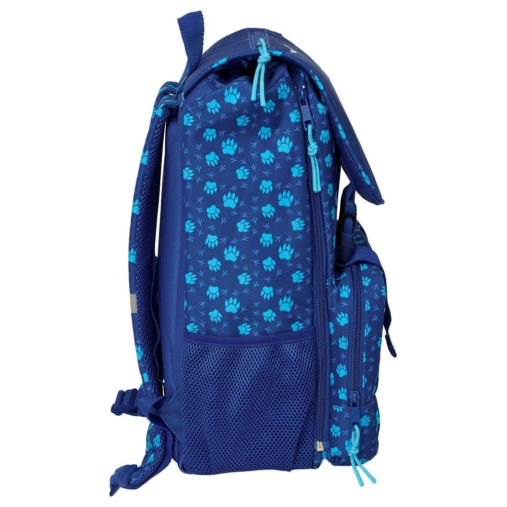 Mochila azul Derpy de KPop Demon Hunters con estampado de huellas - 3