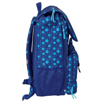Mochila azul Derpy de KPop Demon Hunters con estampado de huellas - 3