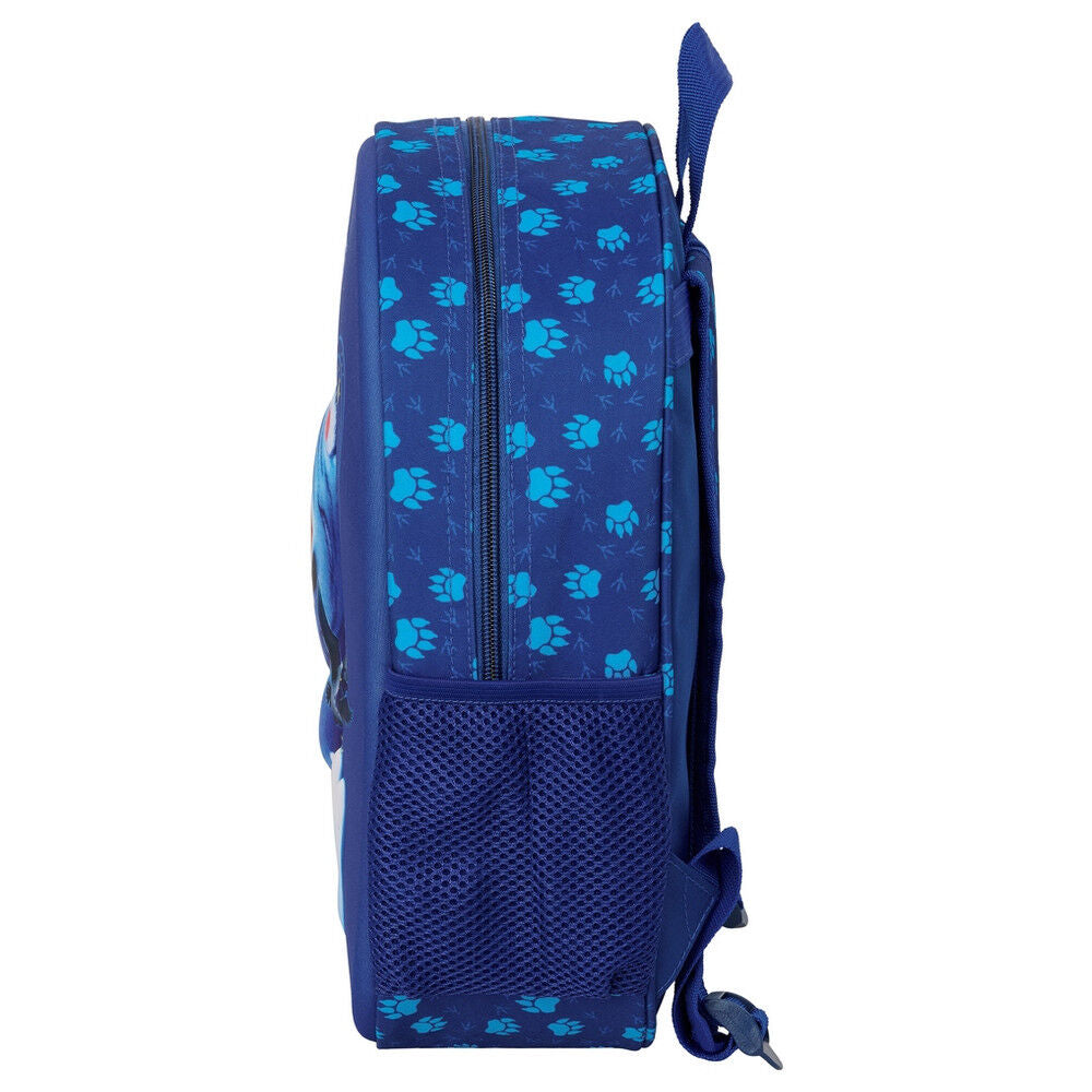 Mochila azul 3D de Derpy de Kpop Demon Hunters - 3
