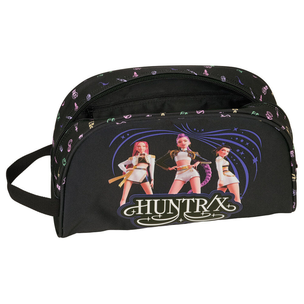 Neceser negro SAFTA Kpop Demon Hunters con diseño HUNTRIX - 4