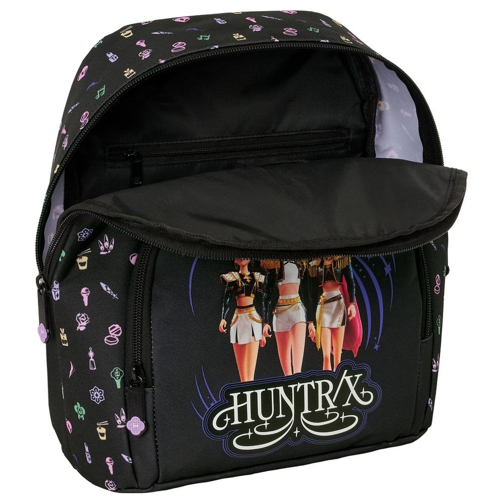 Mochila negra K-Pop Demon Hunters HUNTR/X de 30 cm - 4