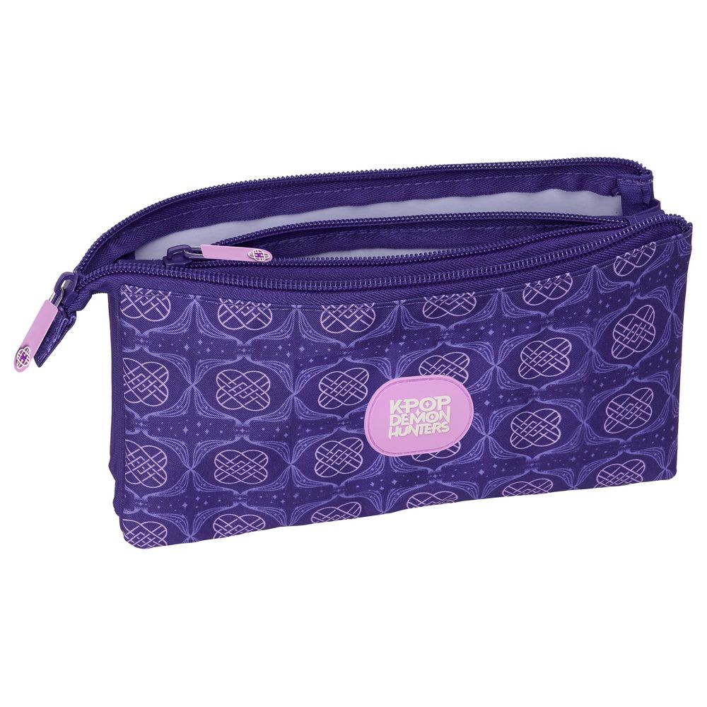 Portatodo triple morado SAFTA HUNTRIX de KPop Demon Hunters - 3