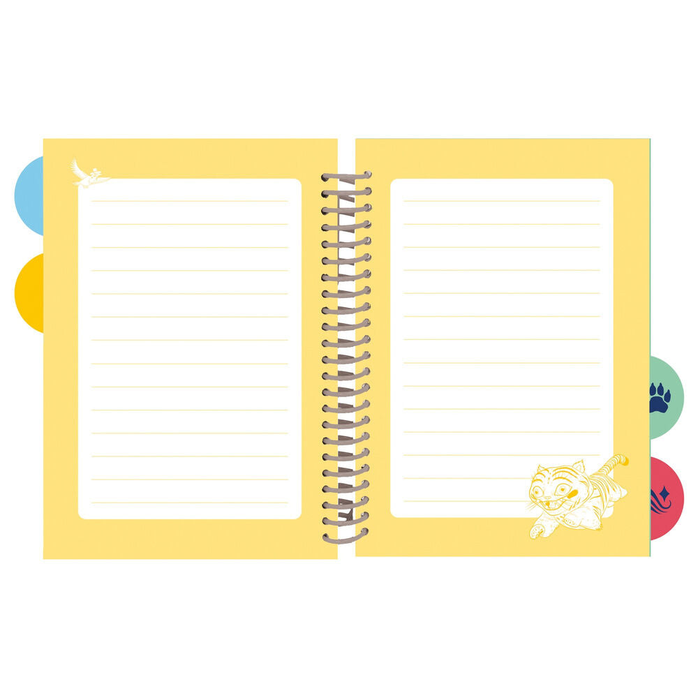 Cuaderno A5 Derpy Tiger de KPop Demon Hunters en azul - 4
