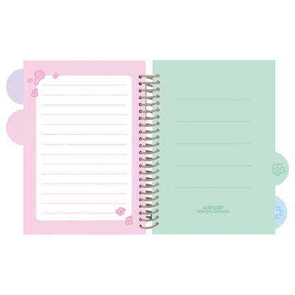 Cuaderno A5 SAFTA Kpop Demon Hunters con diseño chibi lila - 5