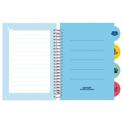 Cuaderno A5 Derpy Tiger de KPop Demon Hunters en azul - 5