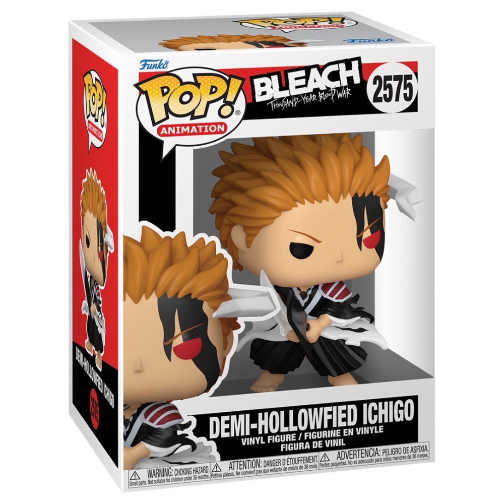 Figura Funko POP! de Demi-Hollowfied Ichigo de Bleach en caja