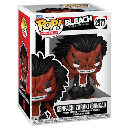 Figura Funko POP! de Kenpachi Zaraki Bankai en caja de Bleach