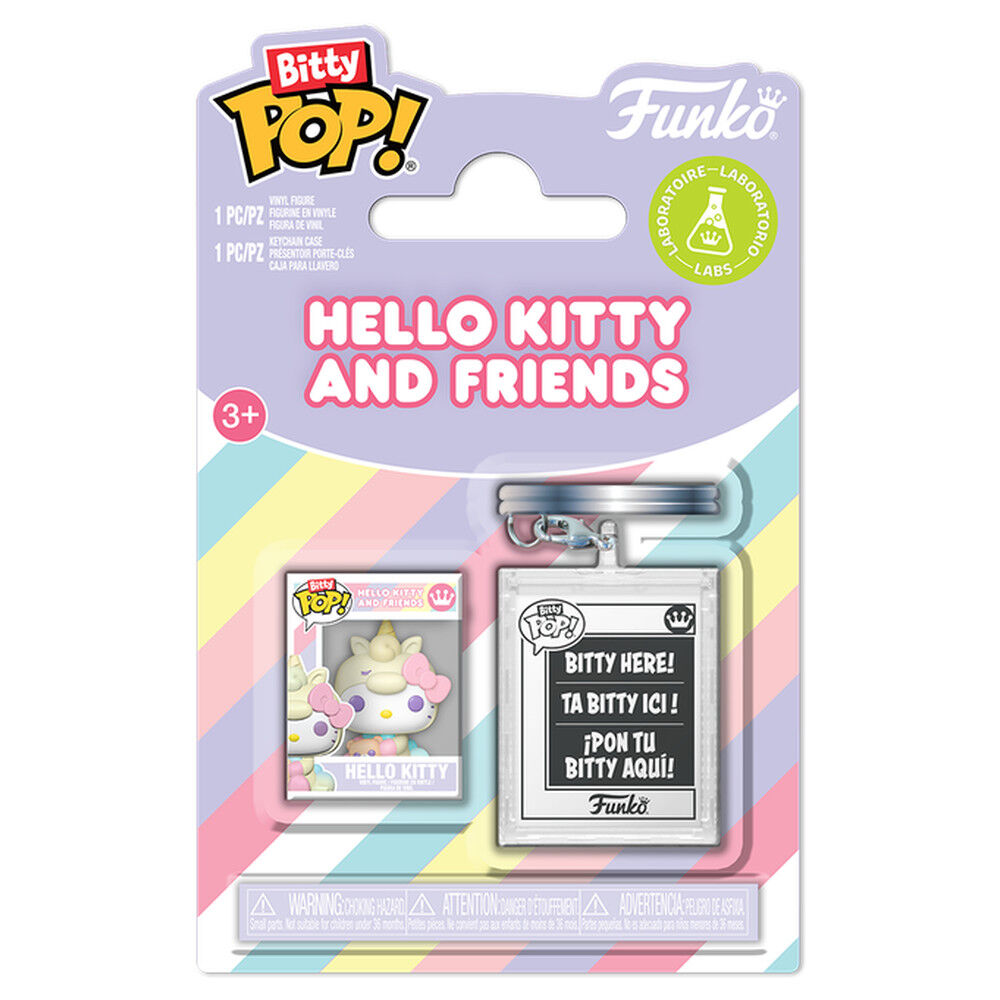 Pack Funko Bitty POP! Hello Kitty Unicornio con llavero