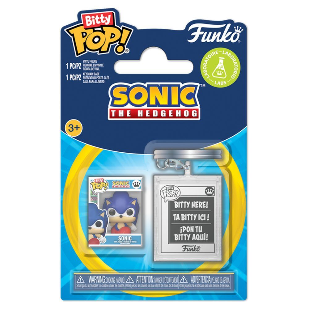 Pack Funko Bitty POP! de Sonic the Hedgehog con figura y llavero