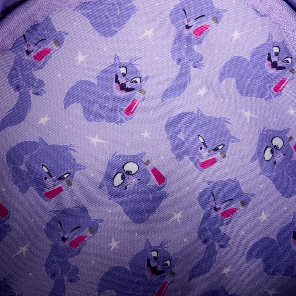 Mochila de peluche morada de Yzma felina Disney Loungefly - 4