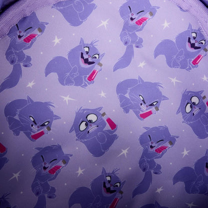 Mochila de peluche morada de Yzma felina Disney Loungefly - 4