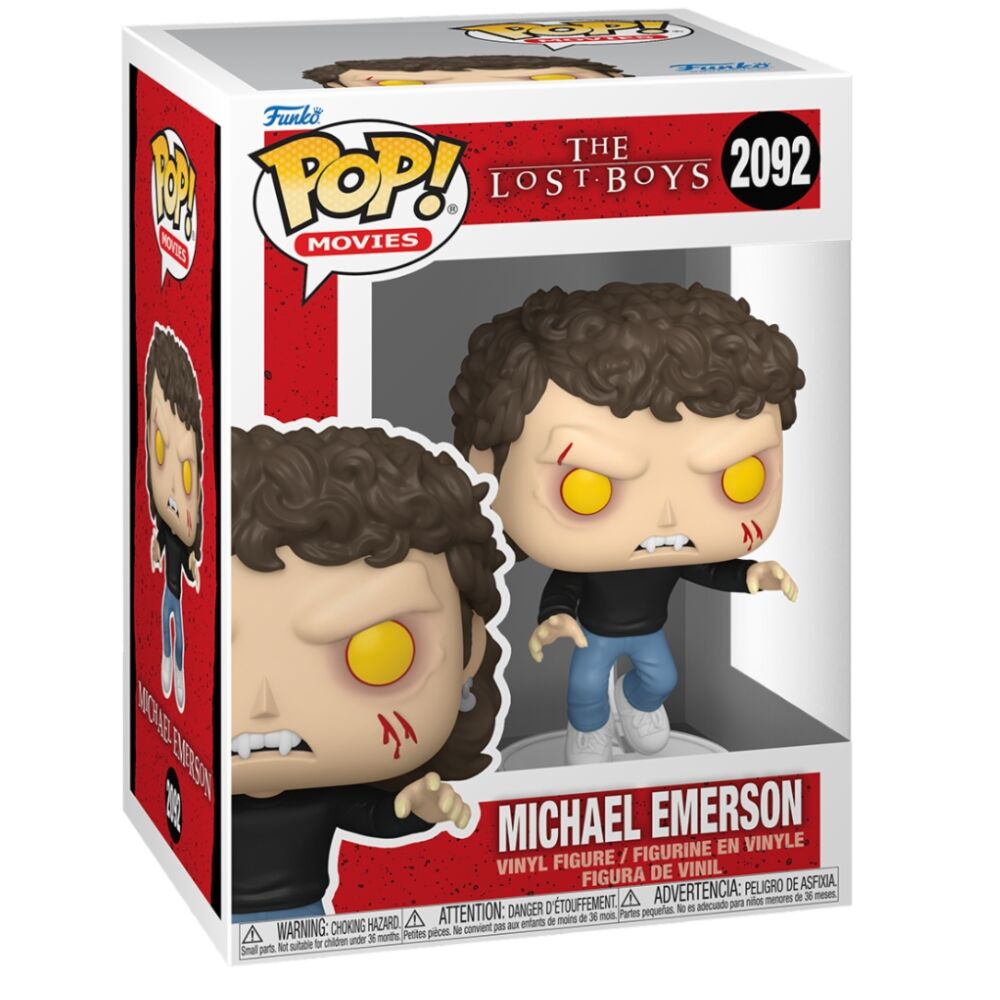 Figura Funko POP! de Michael Emerson de The Lost Boys en caja