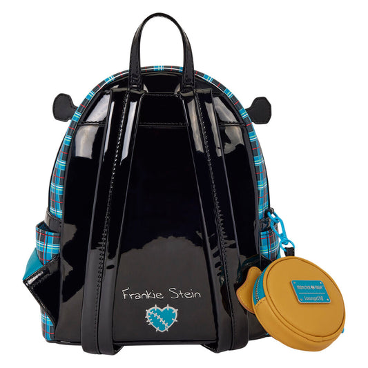 Mochila Loungefly de Frankie Monster High con estampado de cuadros azul - 3