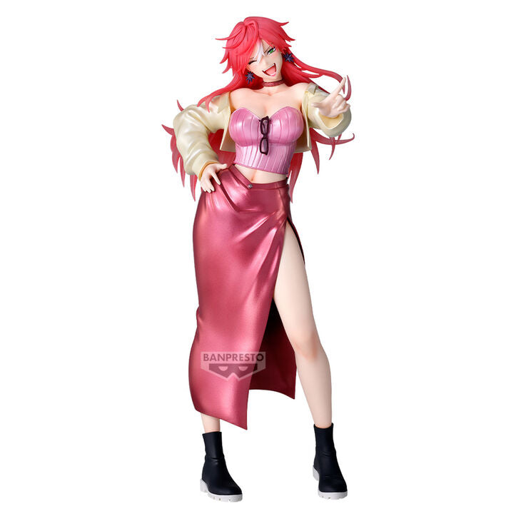 Figura Kimie Arashiyama Special Color con vestido rosa y chaqueta clara