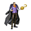 Figura de Crocodile de One Piece con abrigo negro y gancho dorado