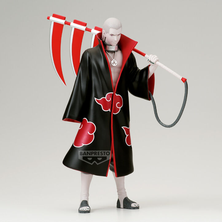 Figura de Hidan de Naruto Shippuden con abrigo negro y guadaña - 2