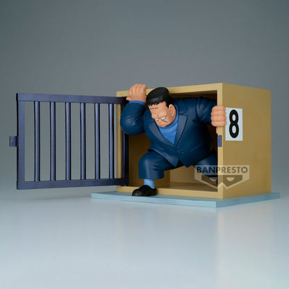 Figura Banpresto de Android 8 en una celda con puerta de barrotes abierta - 3