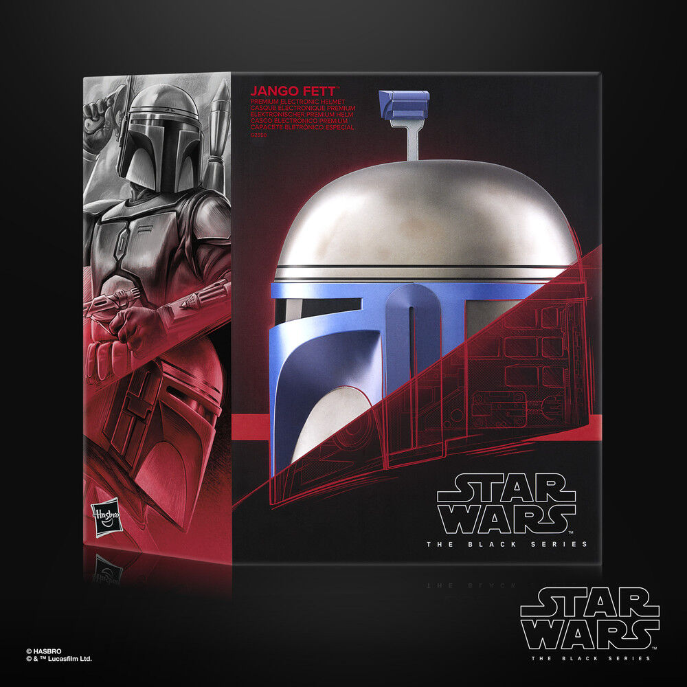 Casco electrónico premium de Jango Fett Star Wars The Black Series - 3
