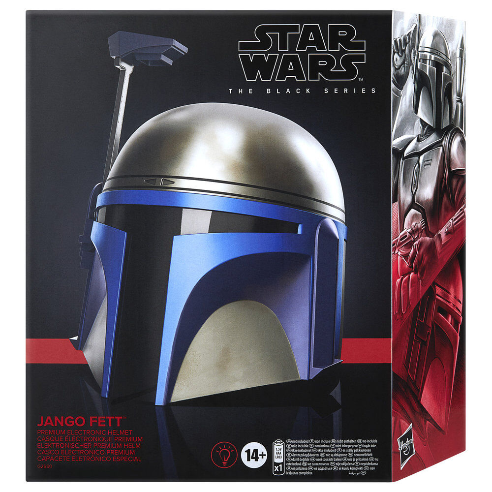 Casco electrónico premium de Jango Fett Star Wars The Black Series