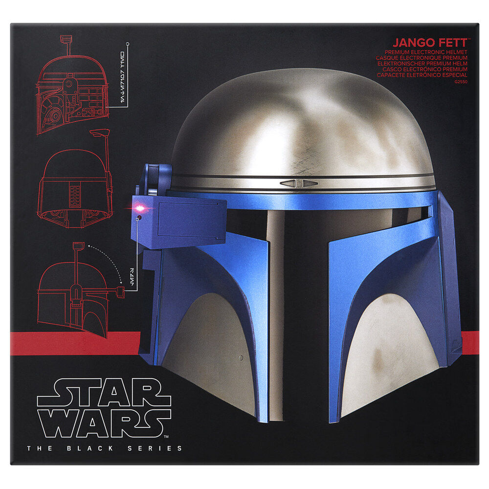 Casco electrónico premium de Jango Fett Star Wars The Black Series - 12