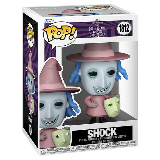 Figura Funko POP! de Shock con sombrero rosa y máscara verde