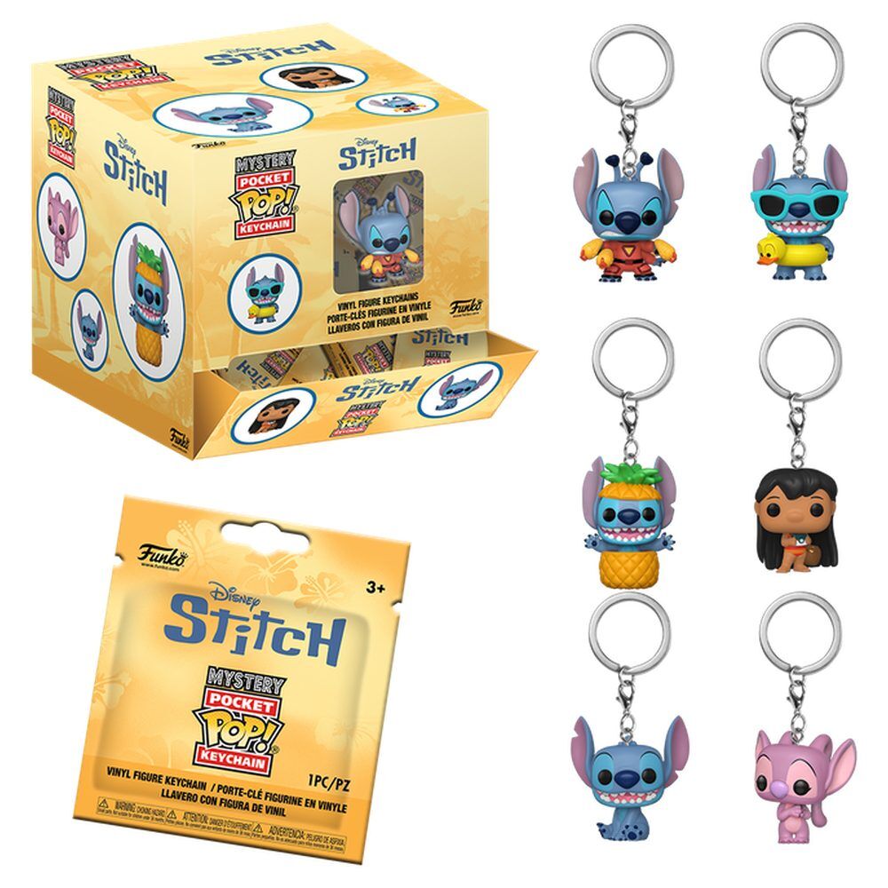 Llavero Funko Pocket POP Mystery de Disney Lilo & Stitch surtido