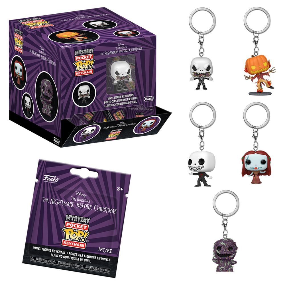 Llavero FUNKO Pocket POP! Mystery de Pesadilla antes de Navidad