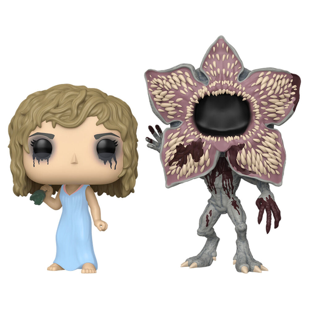 Set de dos figuras Funko POP! de Stranger Things: Karen y Demogorgon - 2