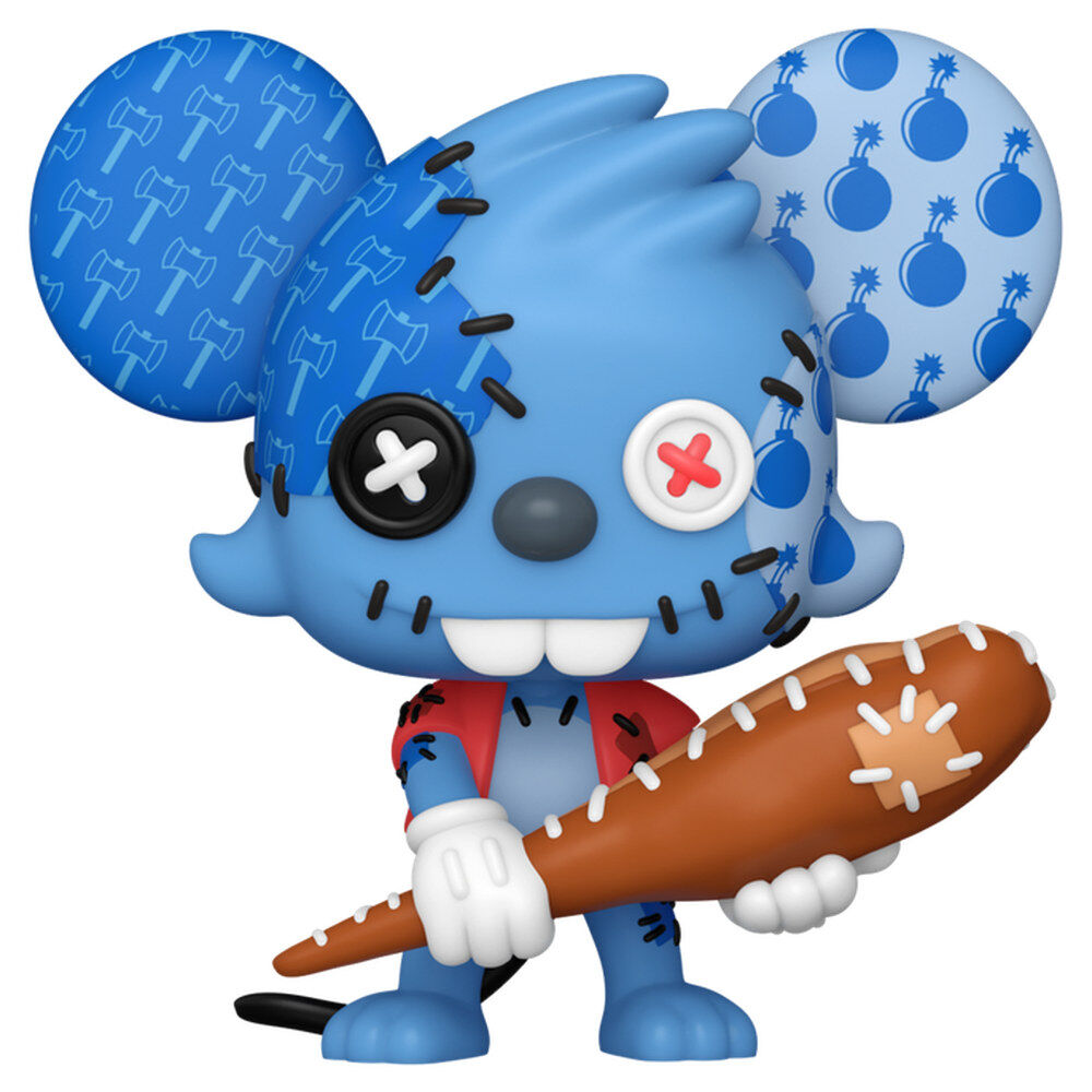 Figura Funko POP Patchwork Itchy de The Simpsons en caja - 2