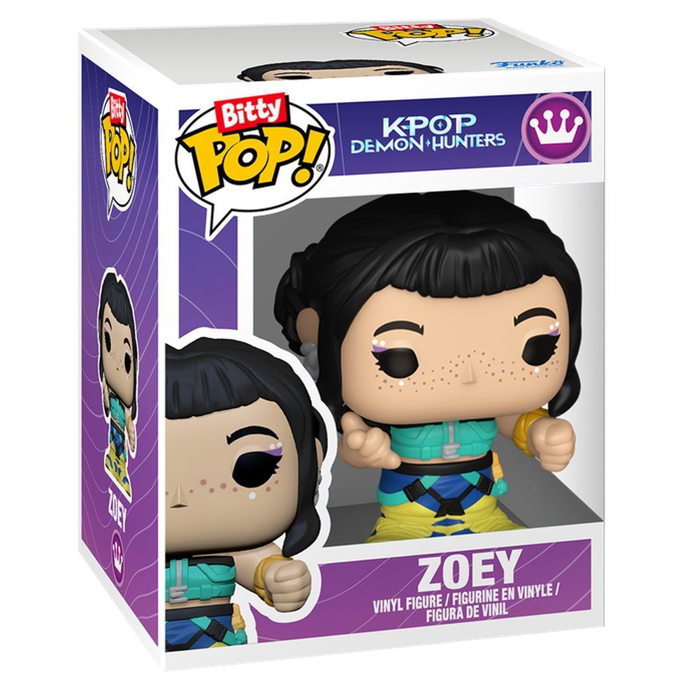 Funko Bitty Pop! Stages de Zoey con escenario púrpura y micrófono - 3