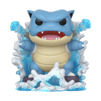 Figura Funko POP! de Blastoise Pokémon con efectos de agua en caja - 2