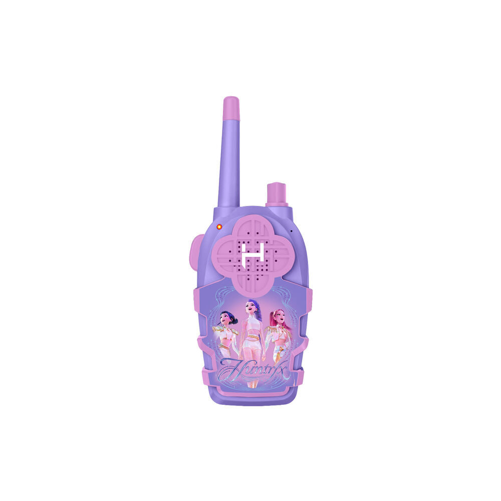 Set de dos walkie talkies Huntrix morados y rosas - 3
